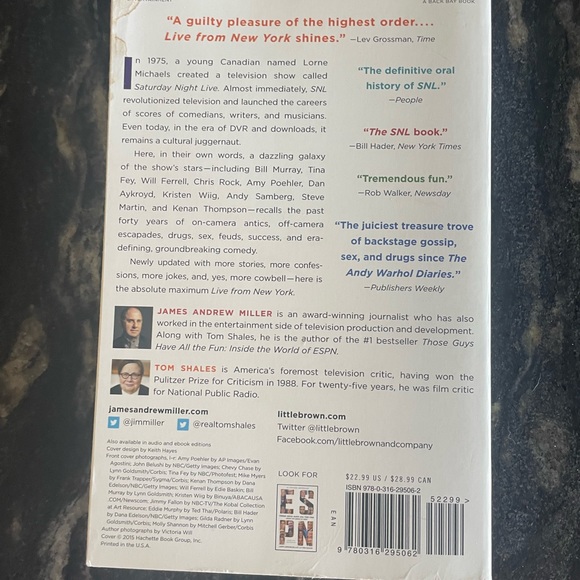 Live From New York Paperback Book - Picture 6 of 7